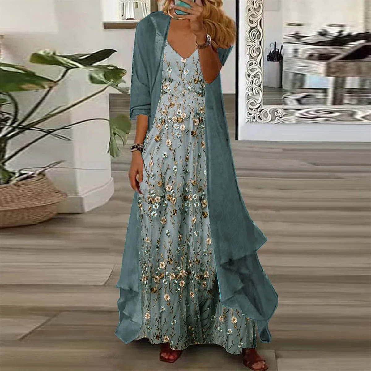 Halter Maxi Dress Bodycon Modal Jersey – Elowen