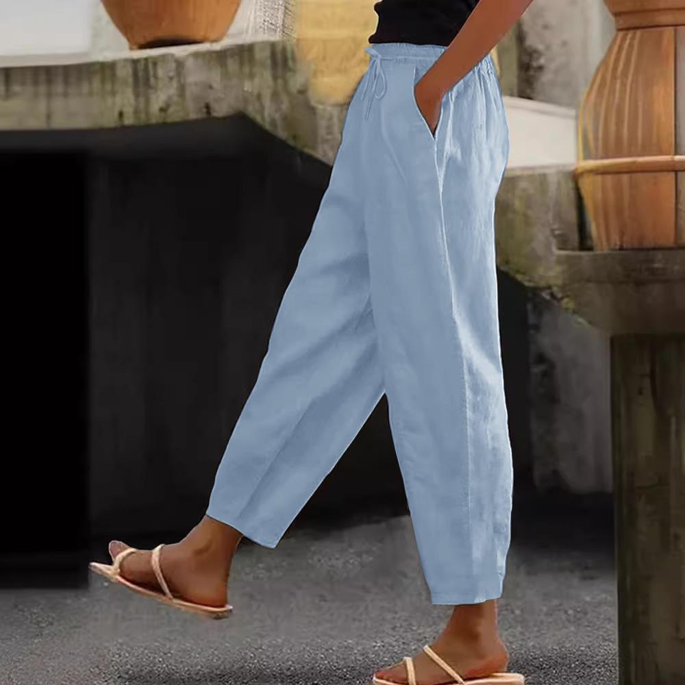 Ivy | Cotton Linen Casual Pants