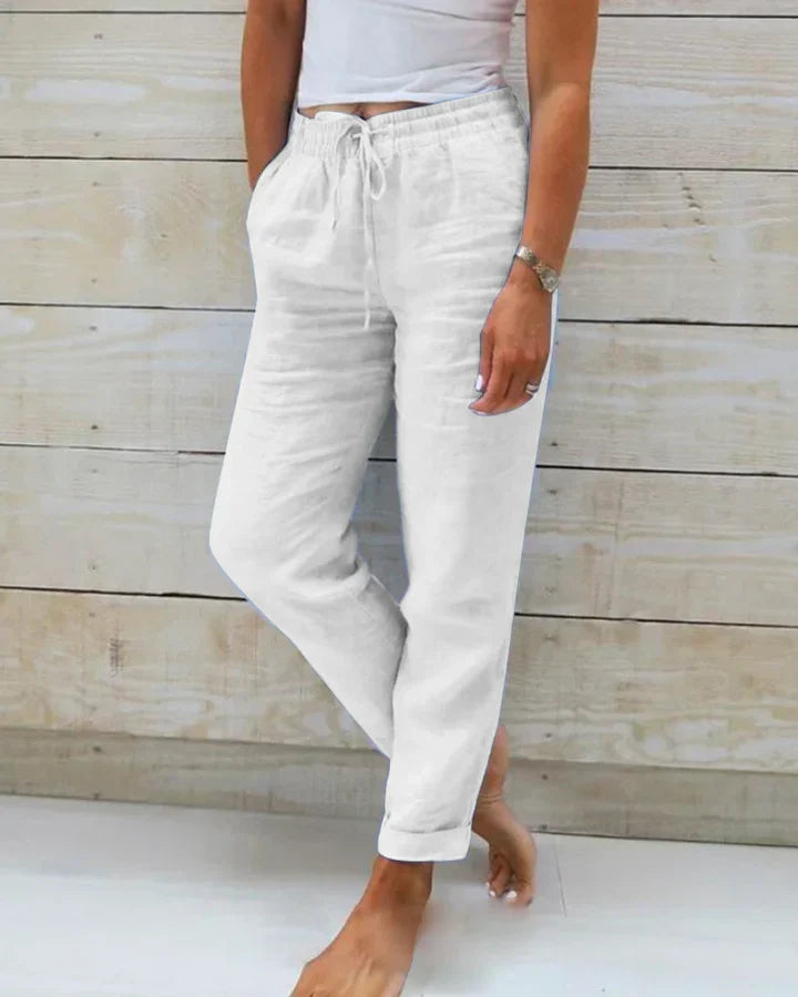 Eleonor | Comfortable Cotton Stretch Pants