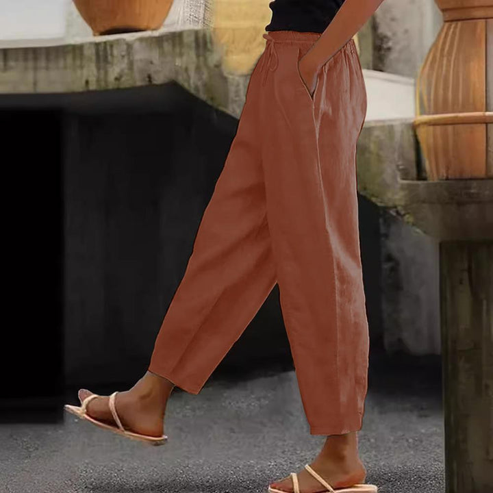 Ivy | Cotton Linen Casual Pants