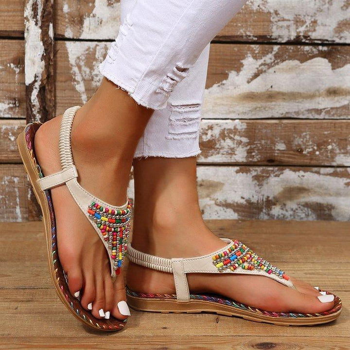 Grace | Bohemian Clip-Toe Gladiator Sandals