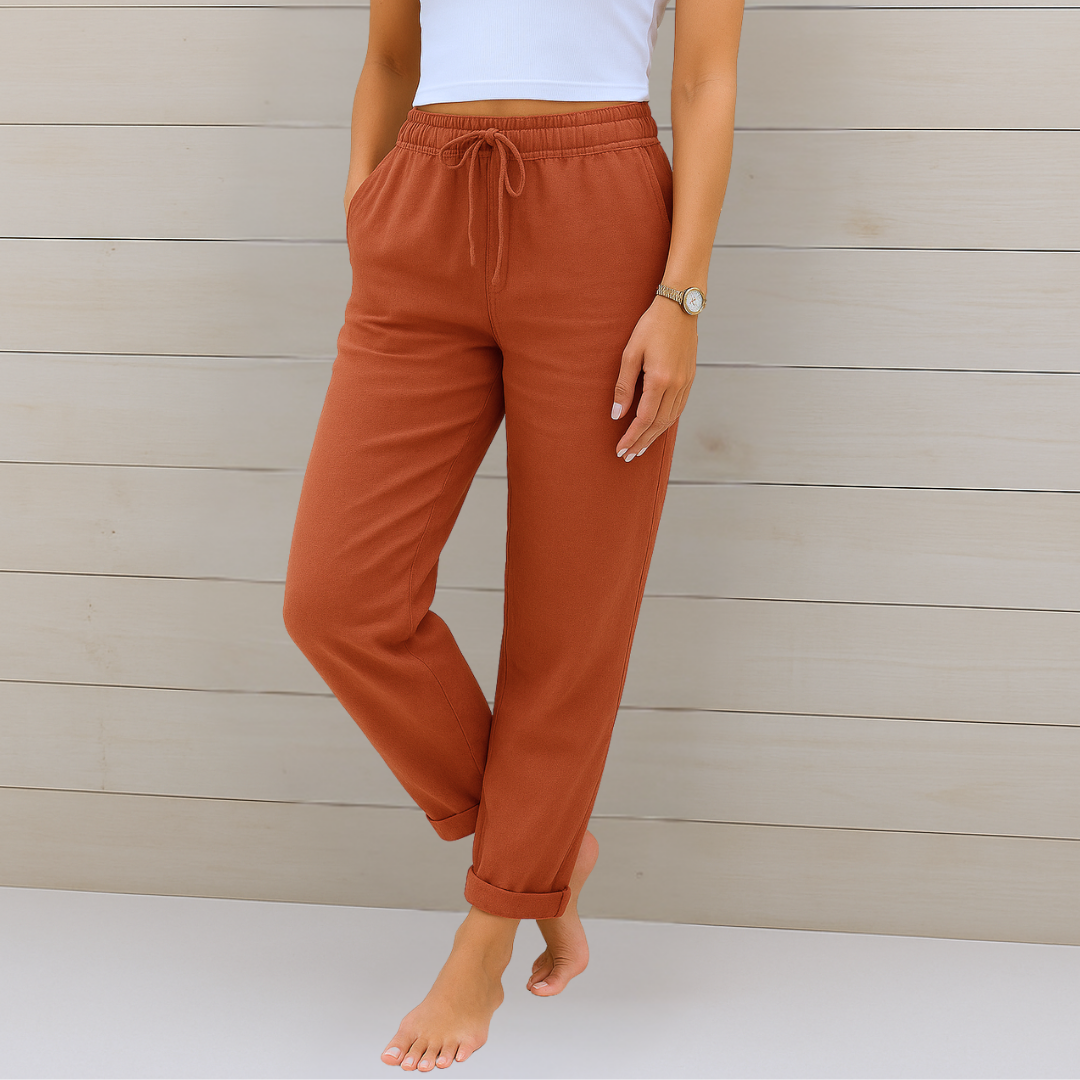 Breezy | Premium Stretch Linen Trousers