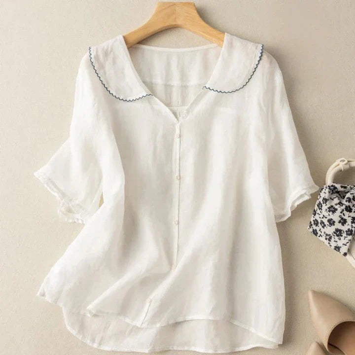 Aviana | Linen Blouse