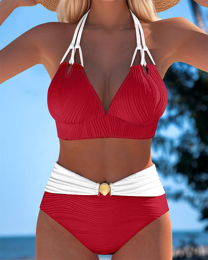 Scarlett | Double Strap High Waist Swimsuit