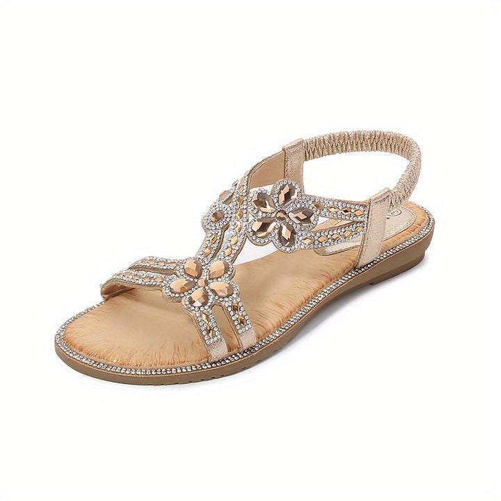 Londyn | Glitter Rhinestone Decor Sandals