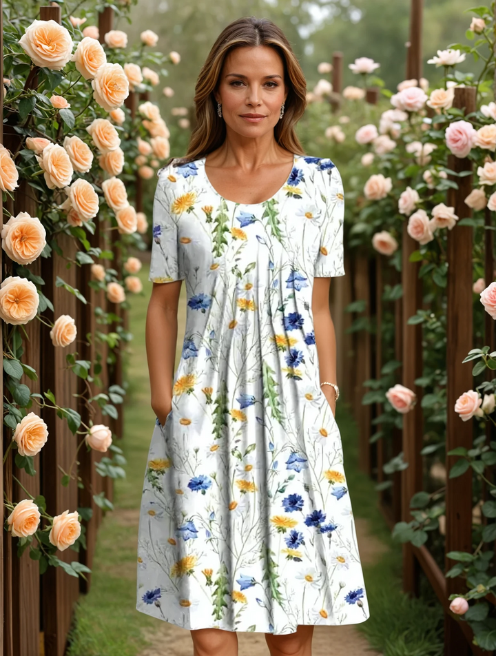 Ella | Elegant Dress with Tummy Coverage