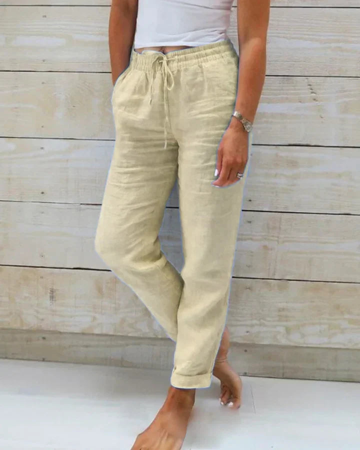 Eleonor | Comfortable Cotton Stretch Pants