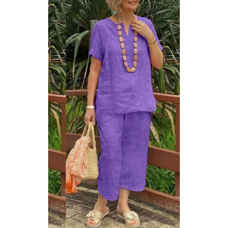 Isla | Linen Wide-Leg Set