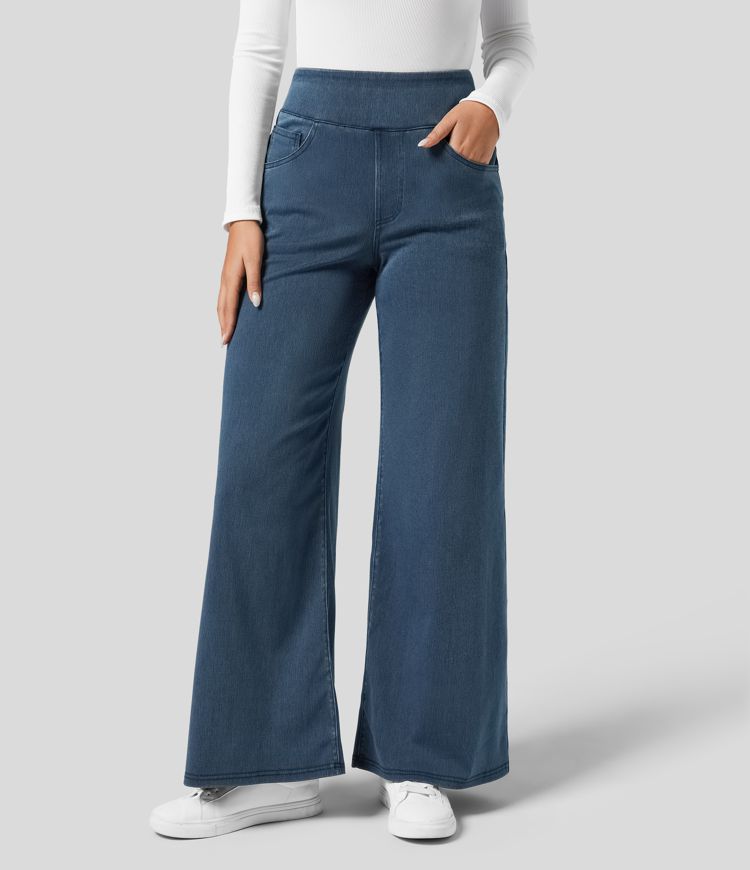Solana | Comfy Elastic High-Waist Pants