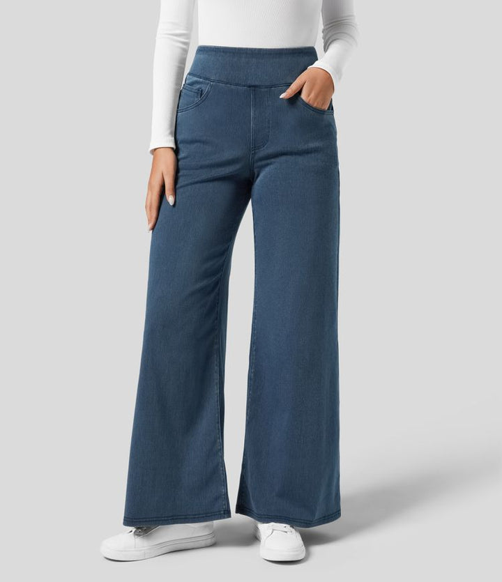 Solana | Comfy Elastic High-Waist Pants