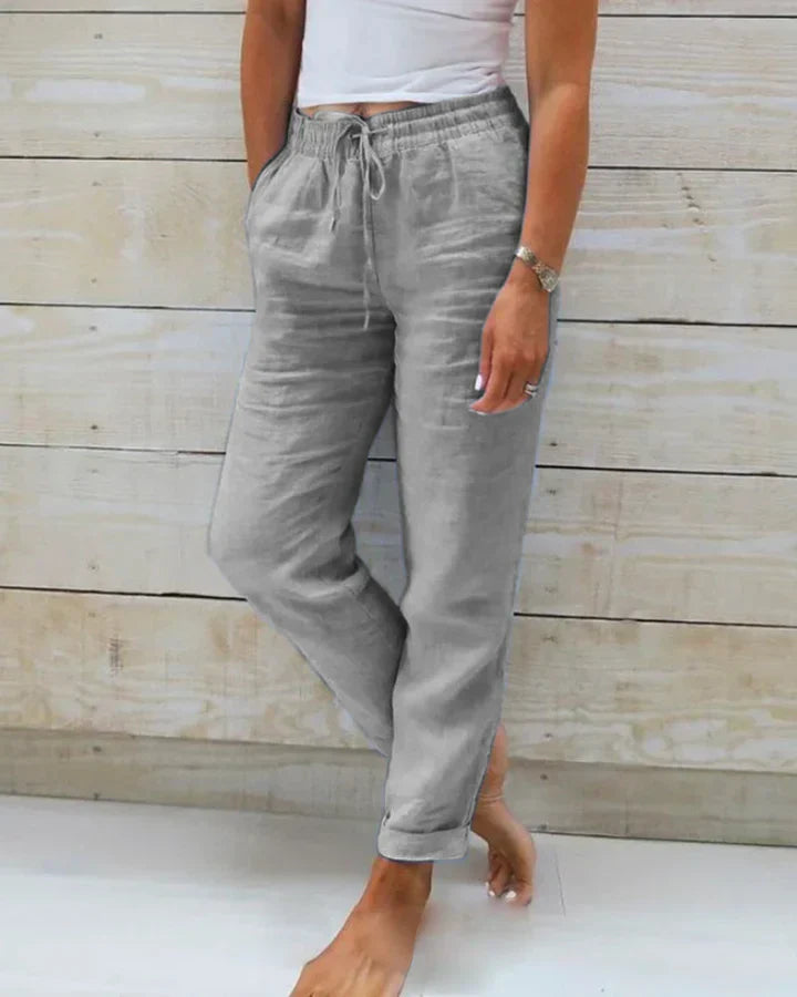 Eleonor | Comfortable Cotton Stretch Pants