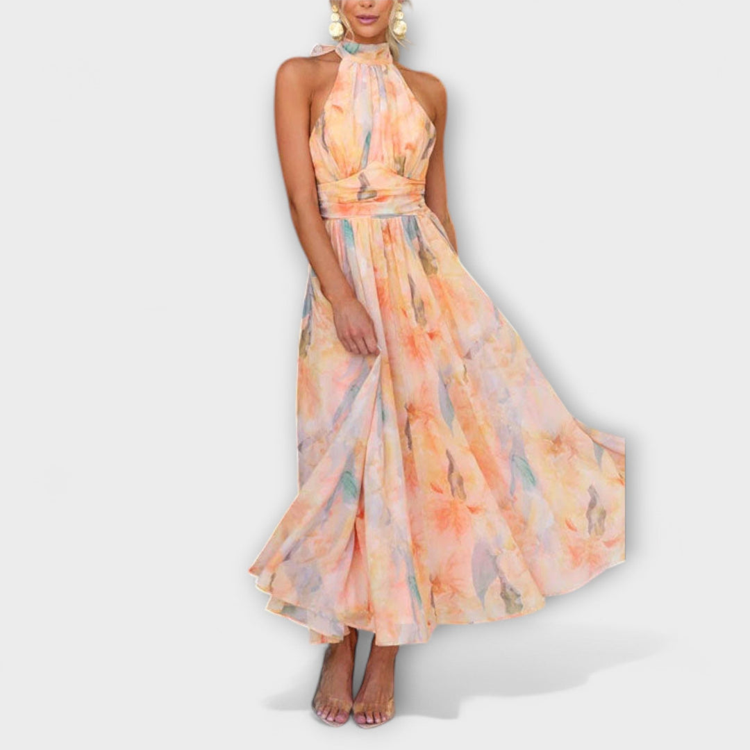 Azalea | Halter-Neck Maxi Dress