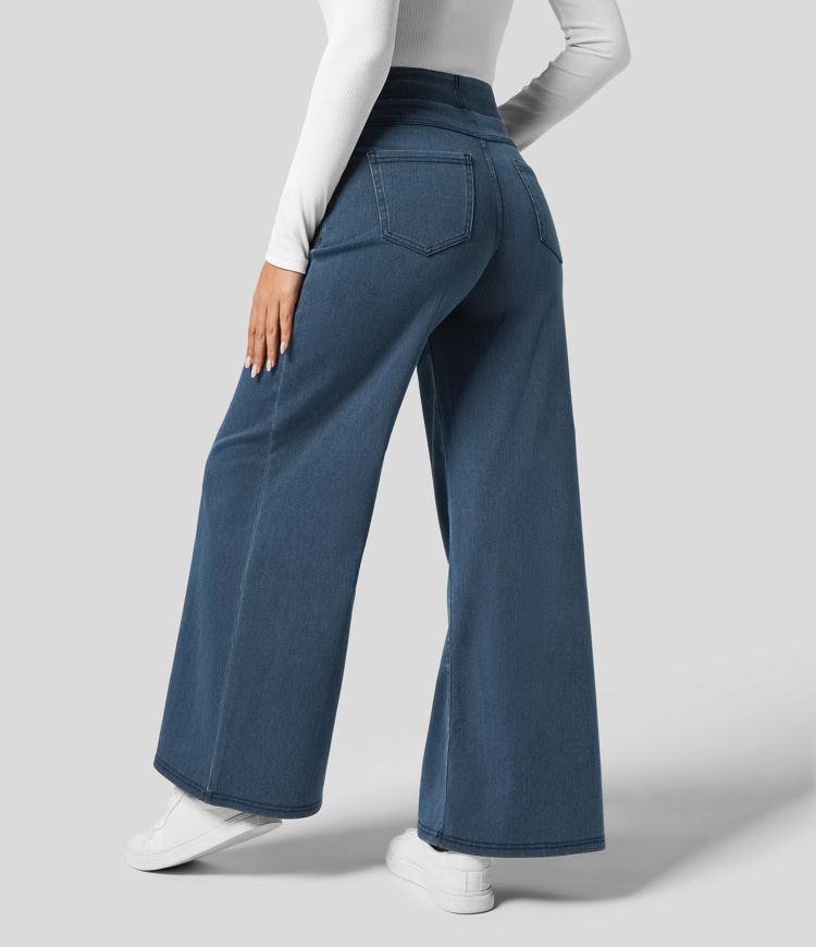 Solana | Comfy Elastic High-Waist Pants