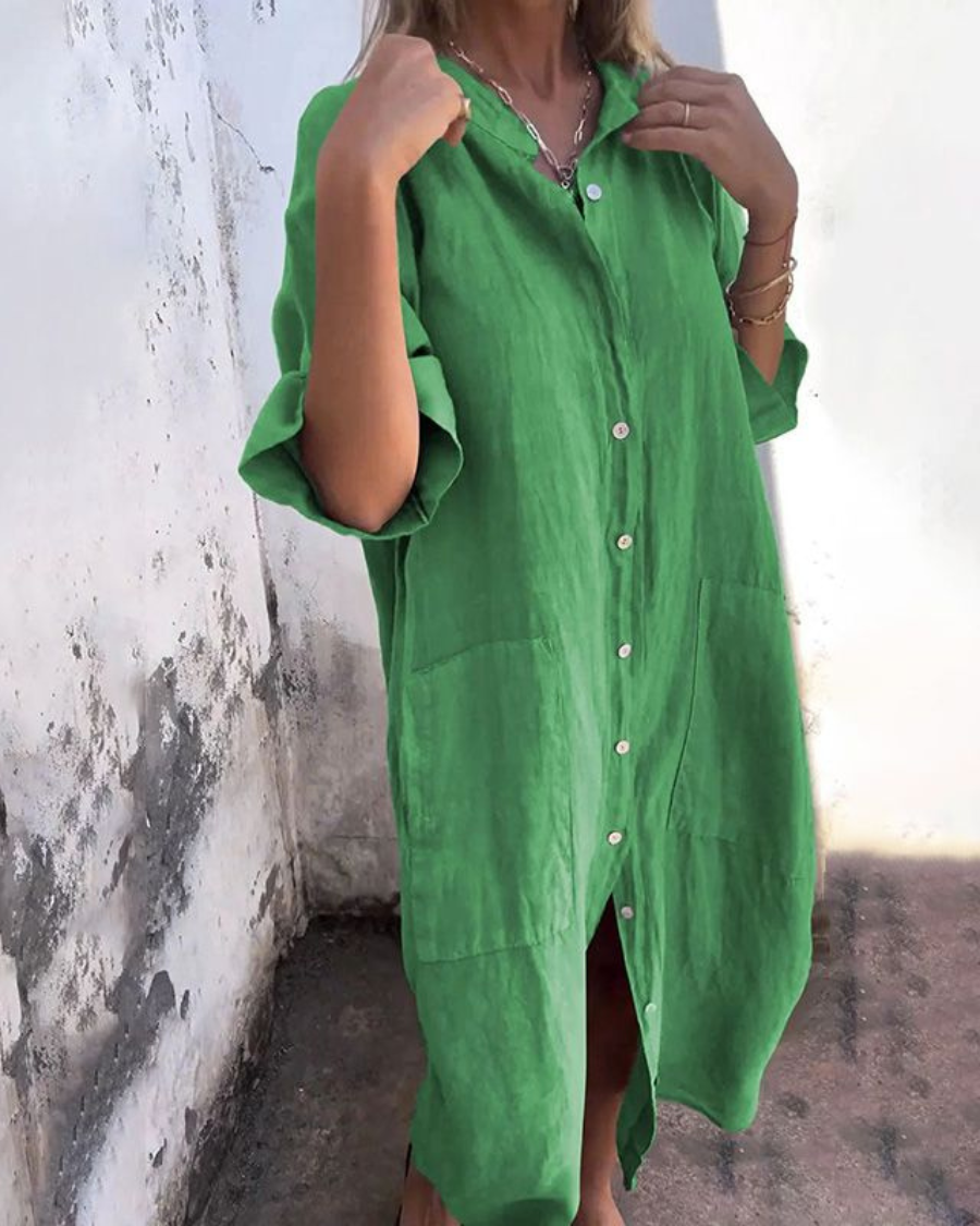 Layla | Bohemian Shirt Dress