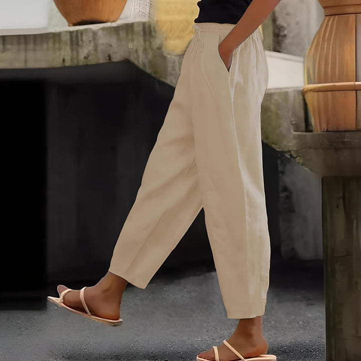 Ivy | Cotton Linen Casual Pants