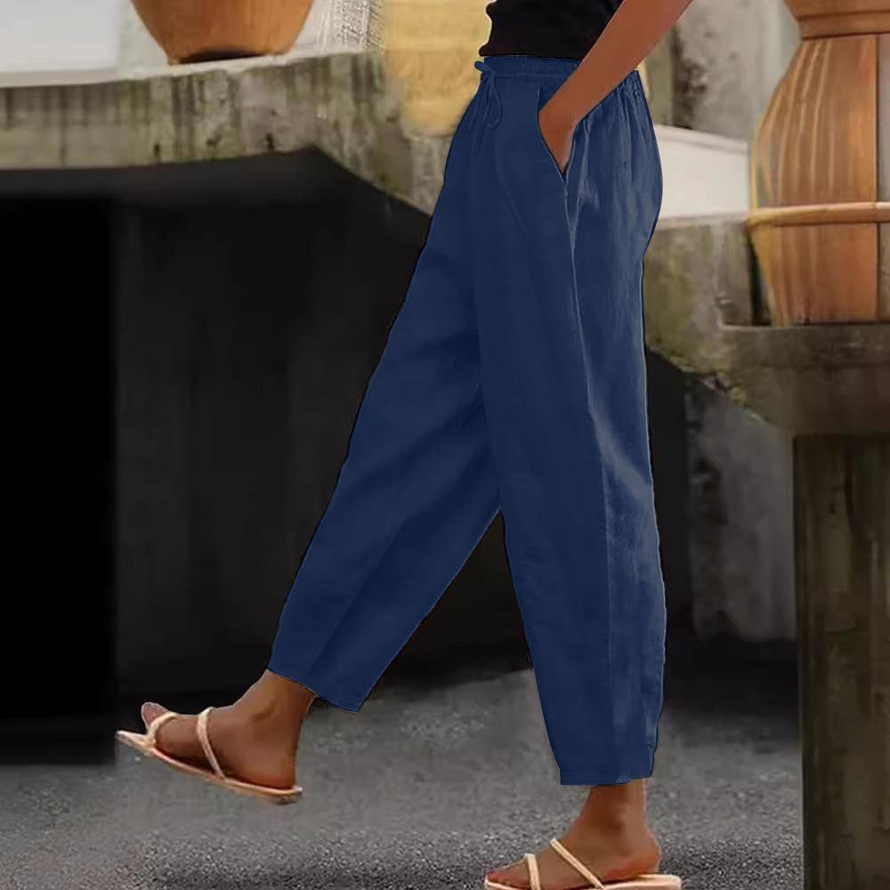 Ivy | Cotton Linen Casual Pants