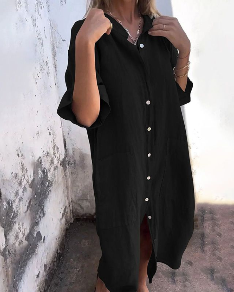 Layla | Bohemian Shirt Dress