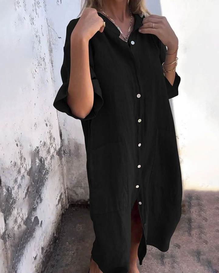 Layla | Bohemian Shirt Dress