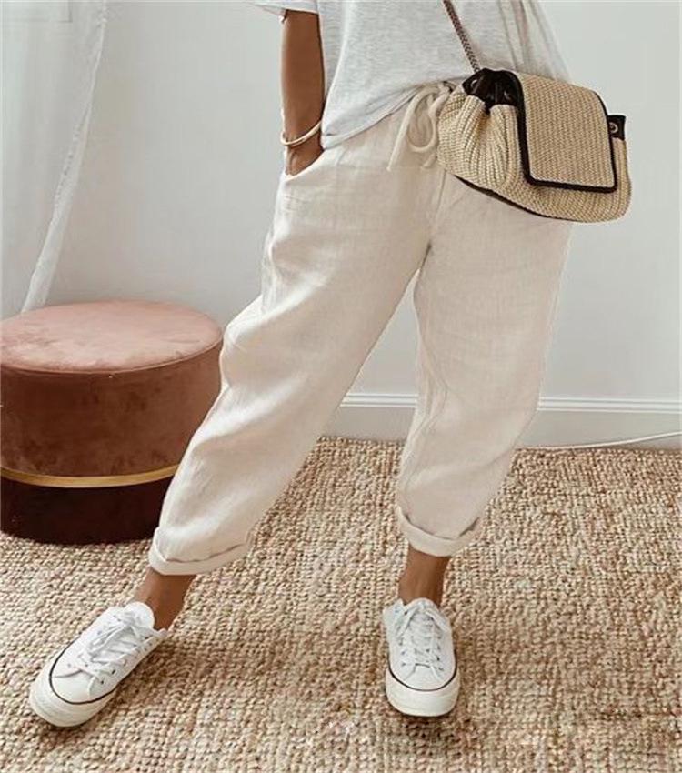Maya | Linen Pocket Pants