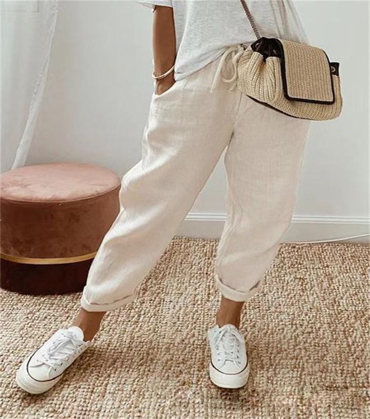 Maya | Linen Pocket Pants