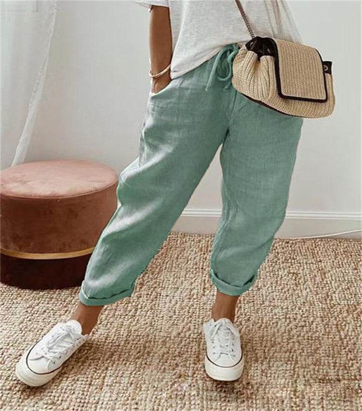 Maya | Linen Pocket Pants