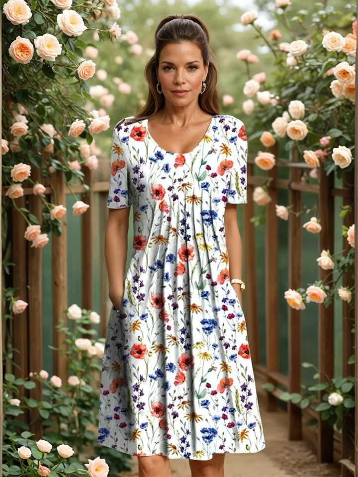 Ella | Elegant Dress with Tummy Coverage