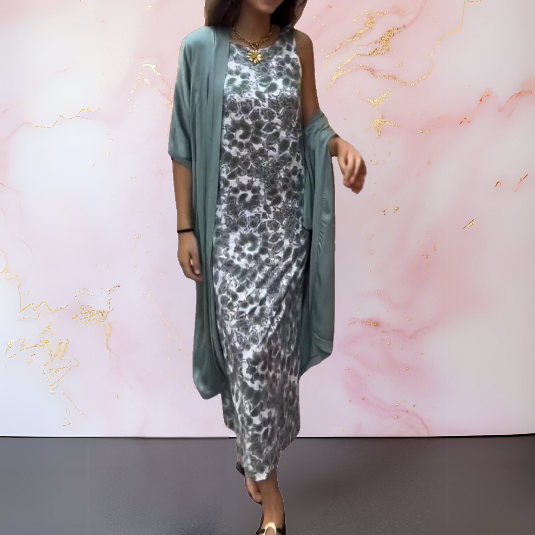 Seraphina | Elegant Dress with Cardigan