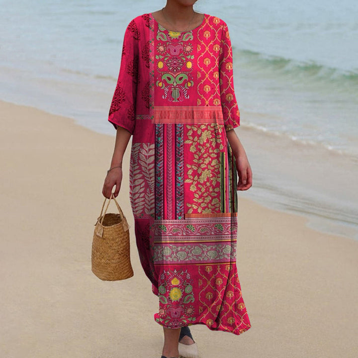 Ellie | Relaxed Boho Maxi Dress with Effortless Elegance