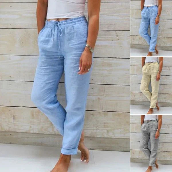 Eleonor | Comfortable Cotton Stretch Pants