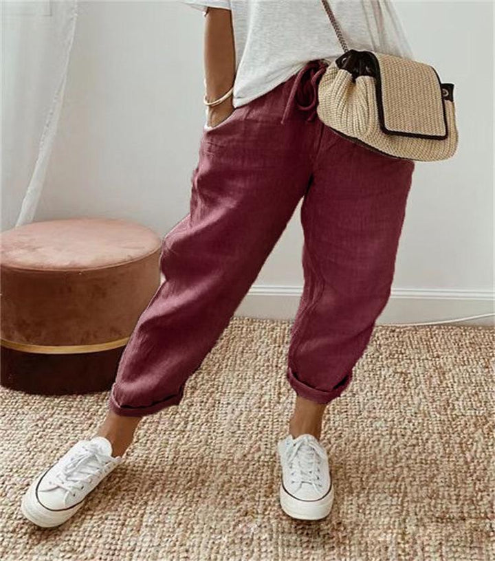 Maya | Linen Pocket Pants