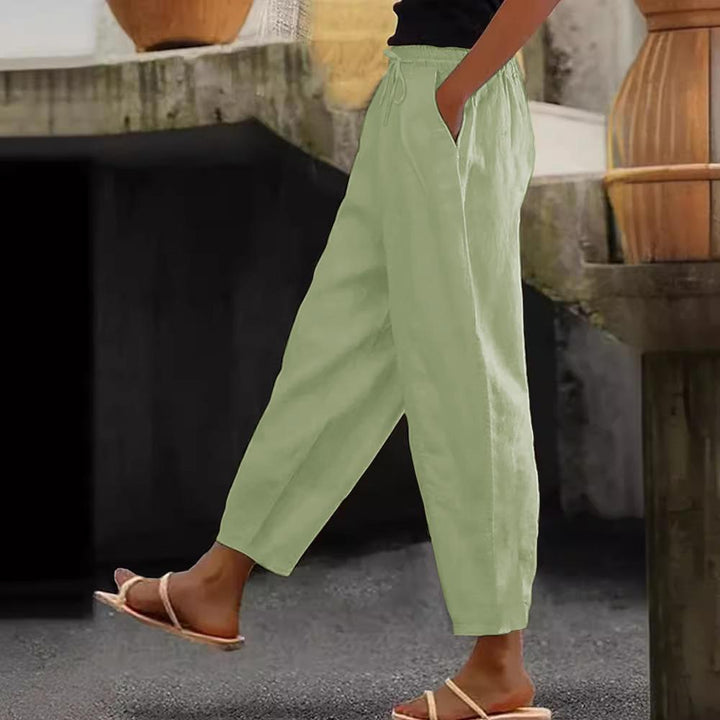 Ivy | Cotton Linen Casual Pants