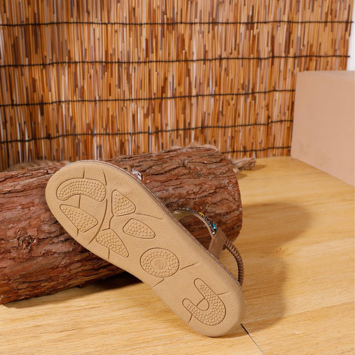 Juliana | Bohemian Ethnic Style Flat-Soled Sandals