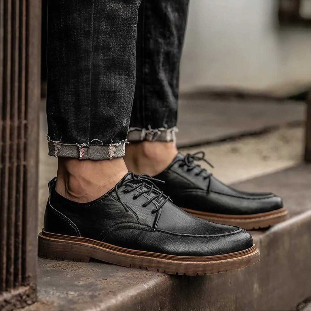 Edoardo | Classic Heritage Faux Leather Shoes