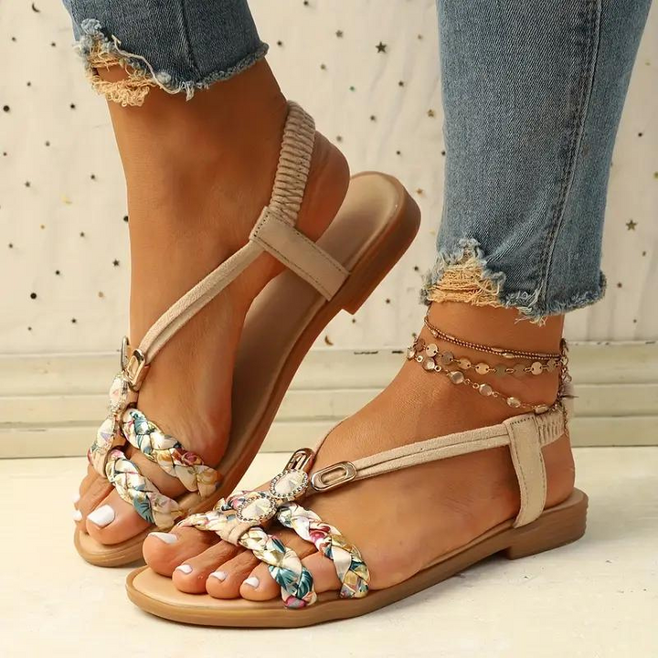 Charlotte | Bohemian Flat Sandals