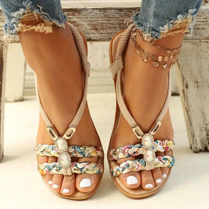 Charlotte | Bohemian Flat Sandals