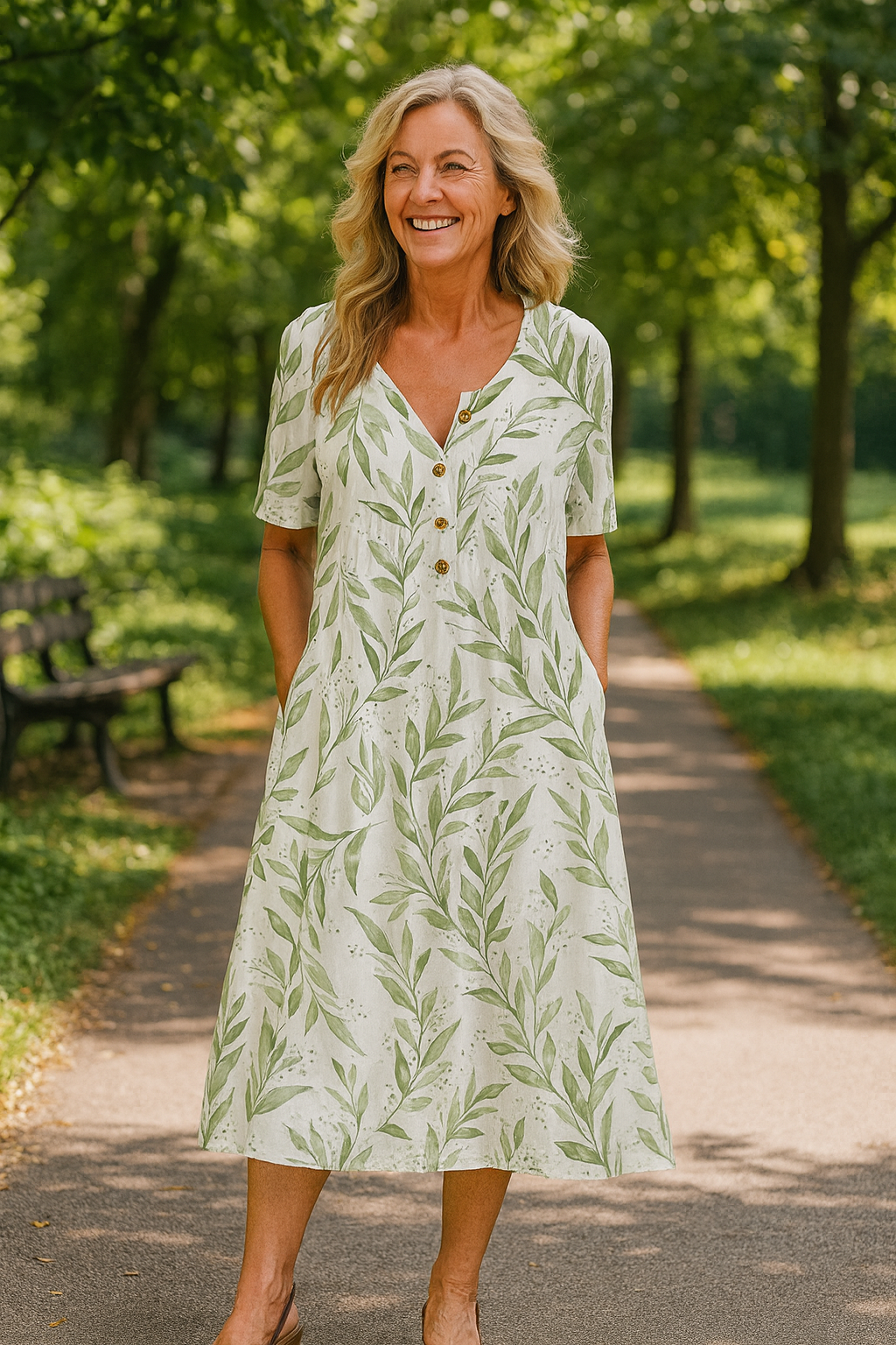 Anisha | Breezy Midi Dress