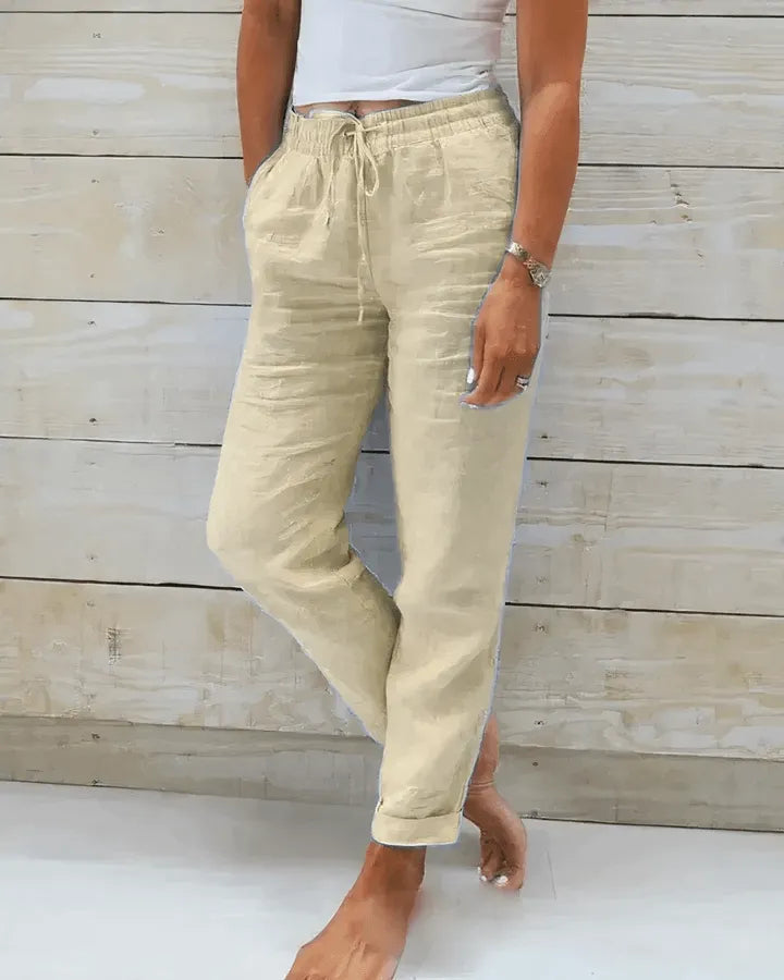 Evie | Lightweight Linen Pants