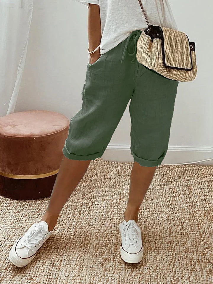 Audrey | Cotton-Linen Pants