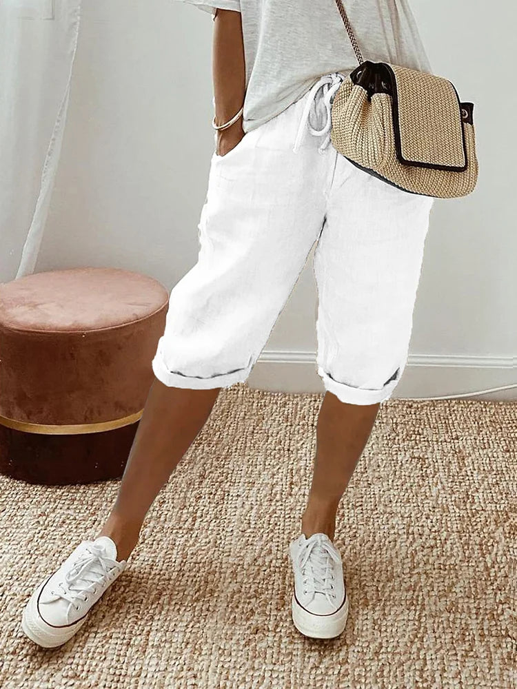 Audrey | Cotton-Linen Pants