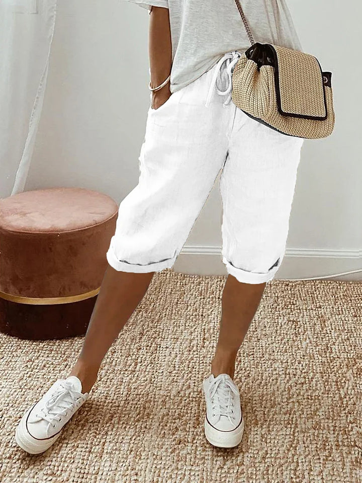 Audrey | Cotton-Linen Pants