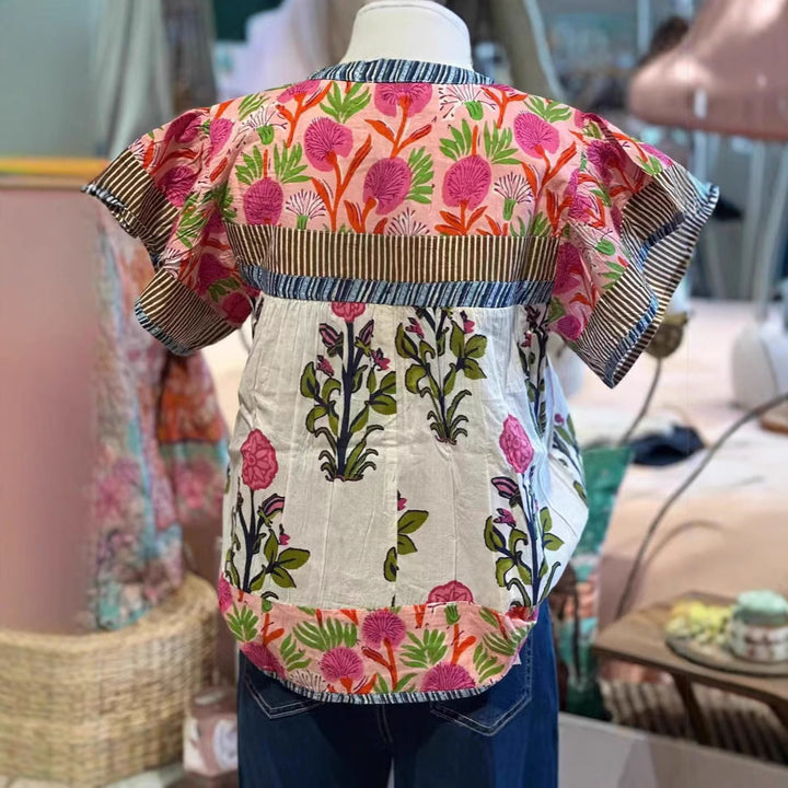 Chloe | Embroidered Boho Blouse