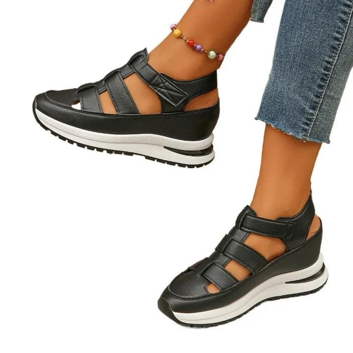 Zariah | Hollow Platform Wedges Sandals
