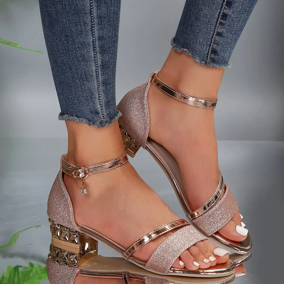 Zoey | Open Toe Ankle Strap Sandals