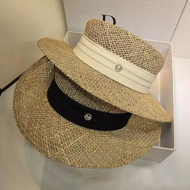 Bondi's | Woven Summer Hat with Ribbon