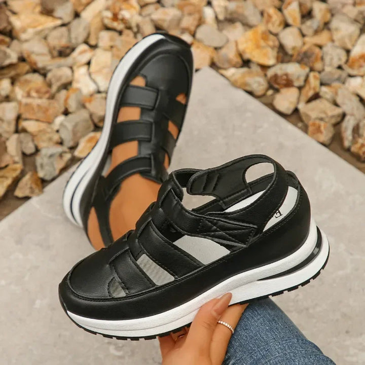Zariah | Hollow Platform Wedges Sandals