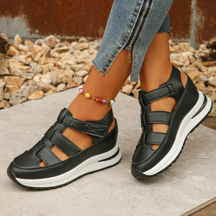 Zariah | Hollow Platform Wedges Sandals