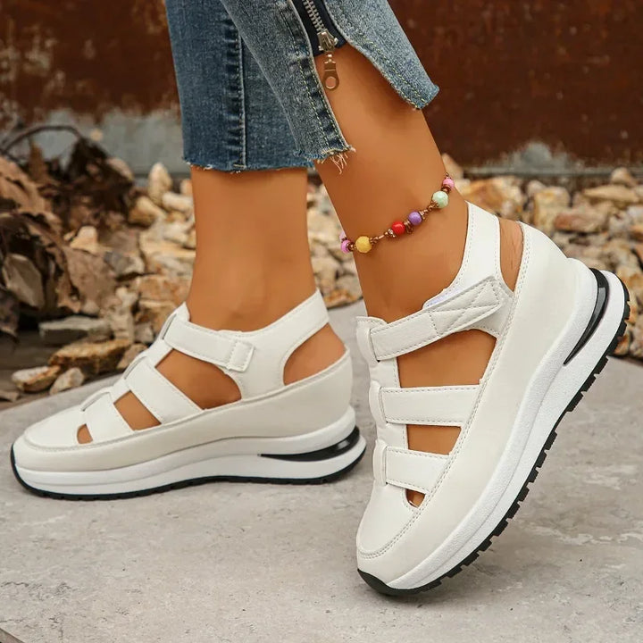 Zariah | Hollow Platform Wedges Sandals