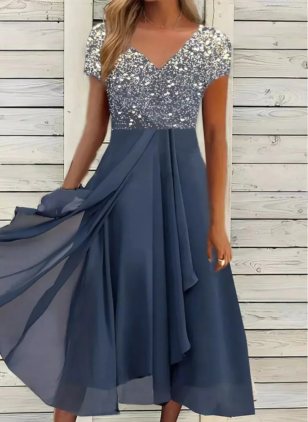 Marisol | Sparkle Evening Maxi Dress