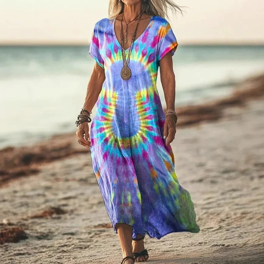 Addison | Colourful Maxi Dress