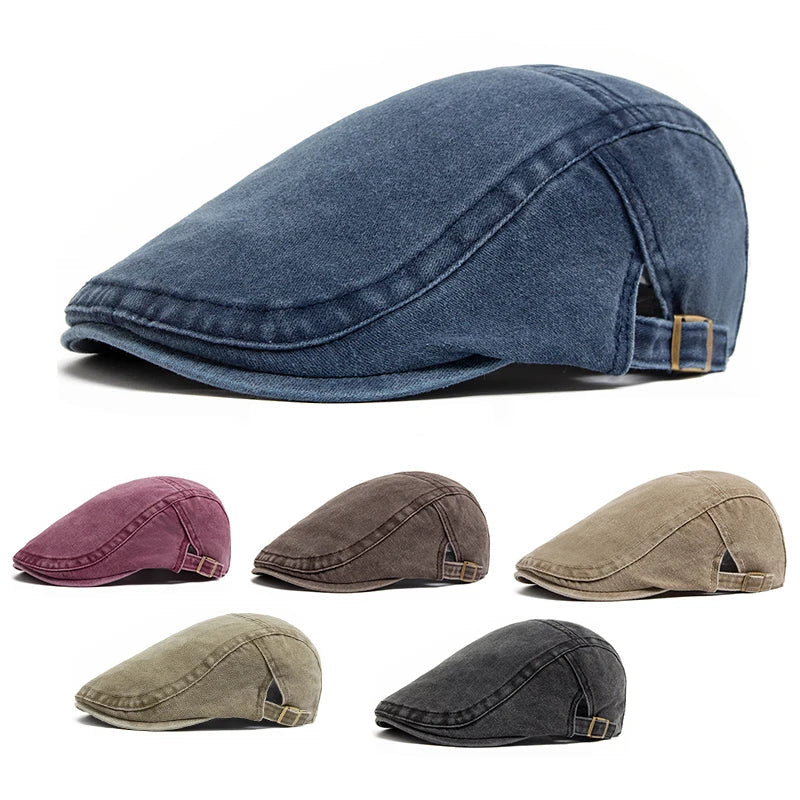 Colson | Vintage Adjustable Flat Cap
